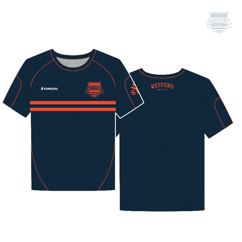 West End Rugby - Team Training Shirt (Navy) Main Image